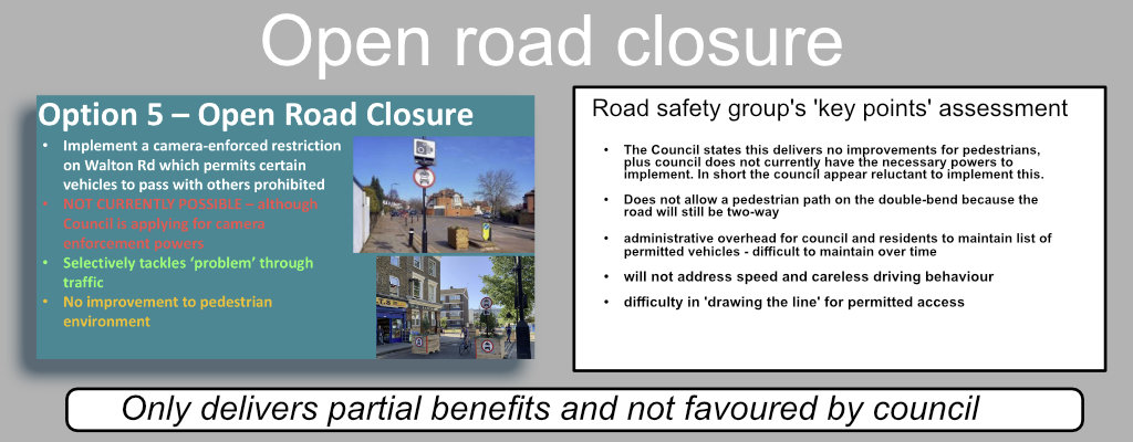 assessment of option 5